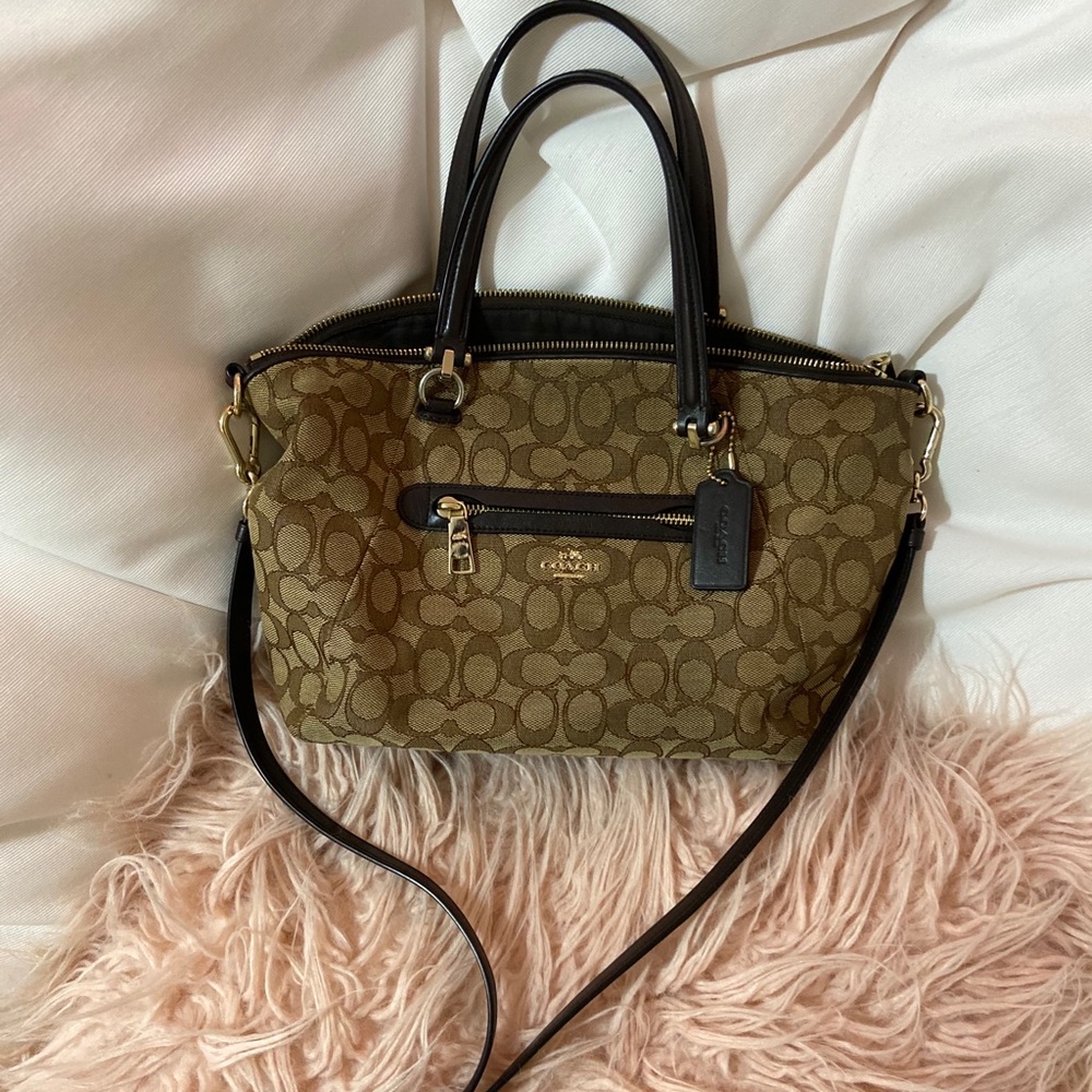 Coach Prairie Satchel in Signature Print